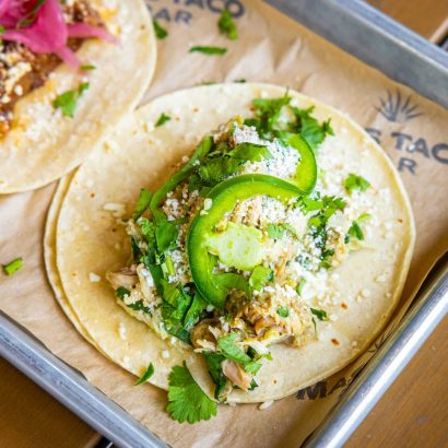 drunken chicken taco